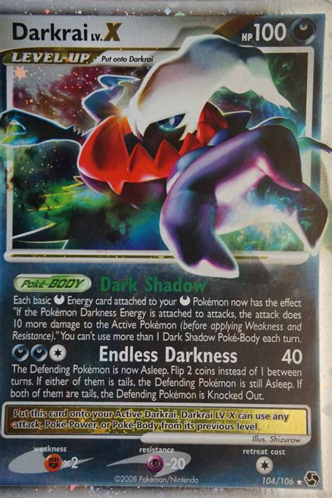 darkrai lv x 104/106